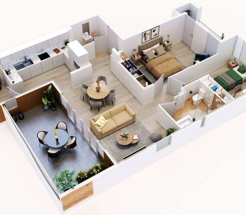 vue 3d